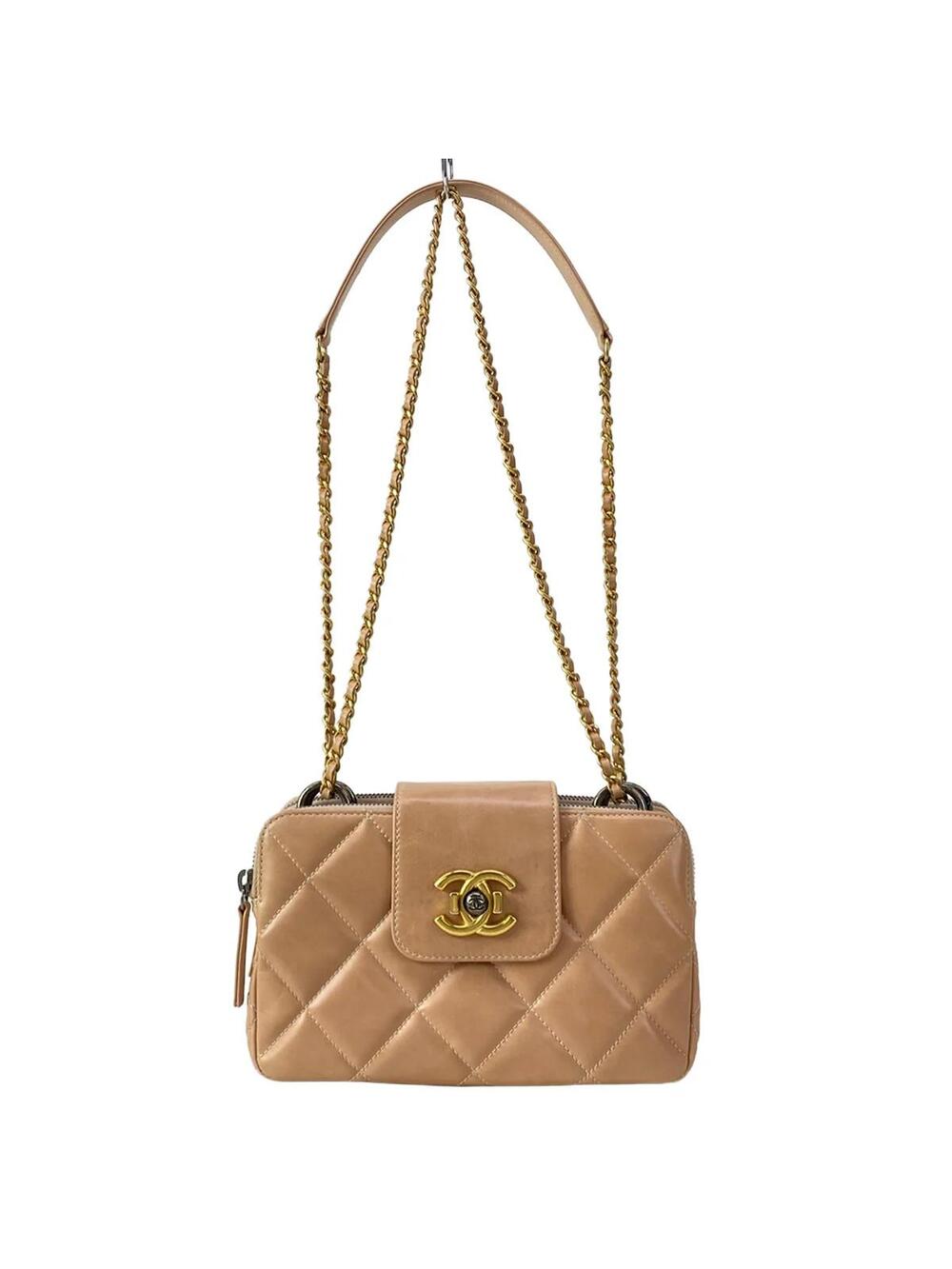 Chanel Coco Boy Pink Beige Lambskin #349503C24B
